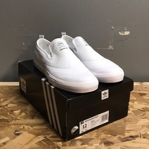 Adidas Matchcourt Slips white leather size 12